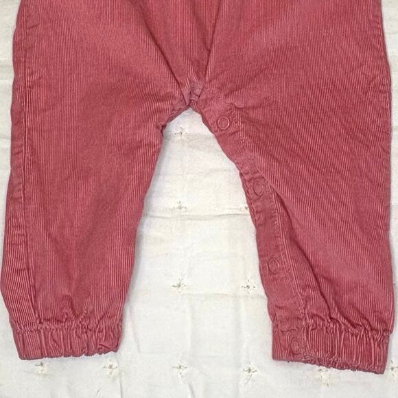 Carter's Just For You Corduroy Bib Overalls Girls 6M | Pink Pants - Picture 3 of 6